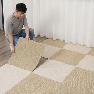 Revêtement de sol en plastique, autocollant mural pour <span class=keywords><strong>carrelage</strong></span>, papier peint auto-adhésif épaissi, autocollant de plafond, tapis en <span class=keywords><strong>PVC</strong></span> moderne, design graphique - Product Image 1