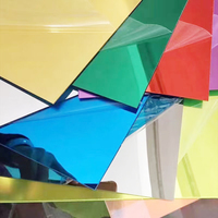Feuilles de miroir acrylique LANXINXI 1 mm 2 mm 3 mm 1220x2440 mm or/argent/or rose avec service de découpe