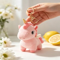 Porte-clés en peluche animaux de dessin animé aléatoires de 5-15 cm, pendentif de sac doux, décoration de mariage de haute qualité, jouet en peluche mignon pour enfants