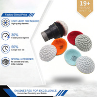 Vente Flash 50 # -3000 #   Disques de polissage diamantés concaves de 2 pouces pour pierre, marbre, granit, polissage à l'eau sur meuleuse d'angle