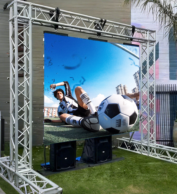 Outdoor Temporary Billboard LED Screen Energy Efficient Waterproof Cabinet for Rent