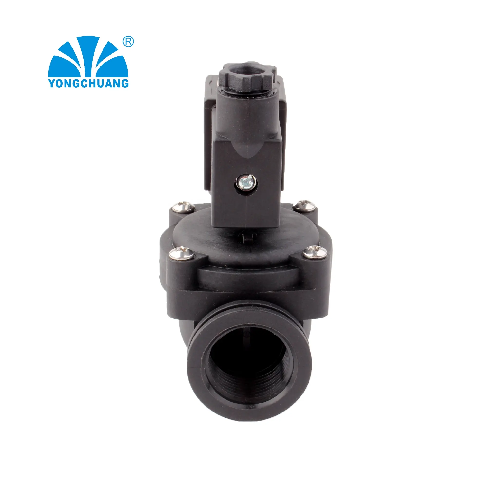 Yongchuang YCD41 food class Nylon plastic 1/2' 3/4' solenoid valve 24v for water hotwater