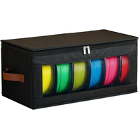 Boîte de rangement pliable pour filament d'imprimante 3D, capacité de 6 bobines de 1 kg (PLA, PETG), fenêtre transparente, étanche, durable, organisateur de filament