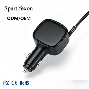 Cargador de Coche Retráctil a Prueba de Fuego con PD de 30W y Carga Rápida PD para Teléfono Móvil y Auriculares - Venta al por Mayor y OEM Personalizado Disponible - Product Image 1