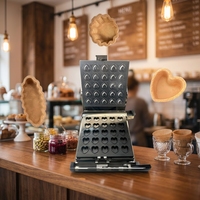 Machine à tartelettes de haute précision, résistante à la déformation, pour biscuits, avec chauffage électrique et minuterie numérique - Pâtisserie aux dimensions précises