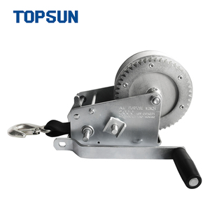 Cabrestante de mano de acero pequeño portátil KINGROY para remolque de barco, práctico cabrestante Manual con cable de acero para envío de barcos - Product Image 2