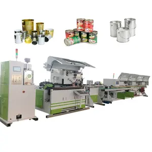 Full Automatic Metal Ghee Food Tin Can Making Machine Production Line