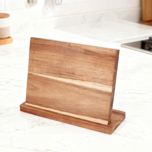 Bán buôn Chất lượng cao Keo Gỗ/<span class=keywords><strong>MDF</strong></span> Board Magnetic Knife chủ bếp dao Magnetic đứng bằng gỗ Knife Organizer - Product Image 5