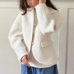 Manteau en laine épaisse pour femmes, nouvelle collection automne/hiver, tendance - Product Image 2