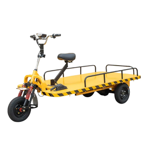 Chariot électrique de transport de marchandises lourdes, plateforme en plastique, trois roues, marque OEM JUNCHI, industriel, agricole - Product Image 1
