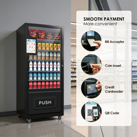 Máquina Expendedora Inteligente para Snacks y Bebidas con Sistema de Monitoreo Remoto de Inventario