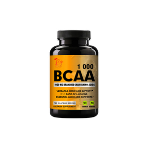 Capsules BCAA à Marque Blanche OEM pour l'Énergie, l'Endurance, la Récupération Musculaire – Complément Sportif avec Acides Aminés à Chaîne Ramifiée - Product Image 1