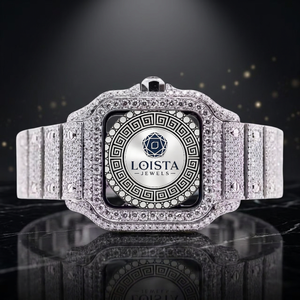 Montre de luxe de qualité supérieure sertie de diamants, idéale pour les cadeaux et les occasions spéciales, disponible à prix d'exportation depuis l'Inde. - Product Image 2