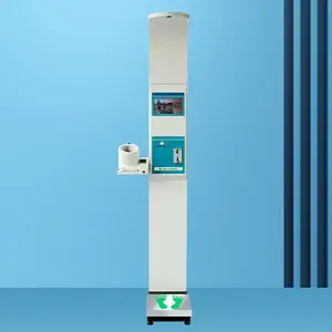 Muntautomaat Gewicht En Hoogte Schaal Bloeddruk Lichaamssamenstelling Analyzer Professionele Automaat