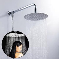 Pommeau de Douche Carré Effet Pluie 8, 10, 12 Pouces Ultra-Mince avec Bras de Douche pour Commandes OEM et Vente en Gros – Approvisionnement Direct Usine