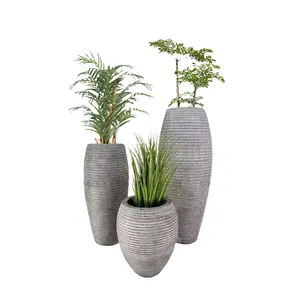 Nordic Modern Vertical Garden Planter large outdoor flowerpot ornaments planters indoor flower pot fiberglass planter