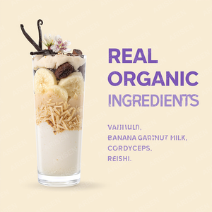 Poudre de protéines de lactosérum de bovins nourris à l'herbe OEM, saveur vanille, smoothie, 25 g de protéines, 10 g de collagène, lait de coco biologique, amélioration des os - Product Image 2