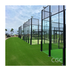 Pista <span class=keywords><strong>de</strong></span> Pádel Impermeable para Todo Clima con Estructura Resistente y Duradera, Césped Sintético <span class=keywords><strong>de</strong></span> Bajo Mantenimiento, Pista <span class=keywords><strong>de</strong></span> Pádel Interior y Exterior - Product Image 5