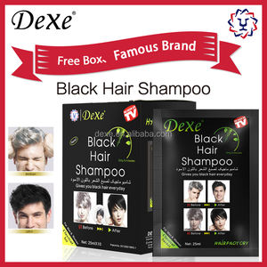 DEXE, venta al por mayor, extracto de hierbas naturales, champú de tinte de Color de cabello negro mágico <span class=keywords><strong>sin</strong></span> amoníaco y cubierta de Ppd, cabello gris y blanco para hombres y mujeres - Product Image 5