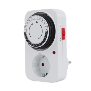 Minuteur mécanique écologique <span class=keywords><strong>HBN</strong></span> 16A, lot de 4 avec sécurité enfant, programmation 24h, intervalle de commutation de 30 minutes - Product Image 2