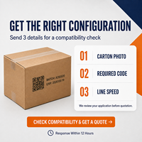 Imprimante PIJ à base d'huile 72 mm pour cartons ondulés d'aliments de type snack, codage de la date et QR, IPS-6701
