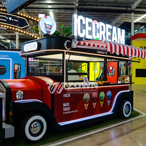 Innovative mobile food trucks, fully equipped ice cream trucks, ice cream carts, <b>trailer</b>-style food trucks. - Product Image 4
