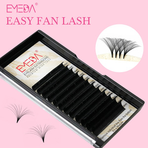Extensions de <span class=keywords><strong>cils</strong></span> EMEDA Cashmere Noir Mat <span class=keywords><strong>Mega</strong></span> <span class=keywords><strong>Volume</strong></span> Easy Fan, fournitures pour extensions de <span class=keywords><strong>cils</strong></span> auto-éventailantes, plateaux d'extensions de <span class=keywords><strong>cils</strong></span> effet blooming - Product Image 1