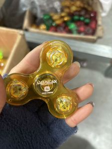 Newest Custom Logo Luminous Fidget SpinnersToy for Kids LED Light <b>up</b> Plastic Metal With High Quality Cool Finger Spinner Toy - Product Image 3