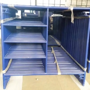 Tiêu chuẩn điện tráng/pinted Mason giàn giáo khung với trọng lực-Khóa cho các tòa nhà xây dựng - Product Image 1