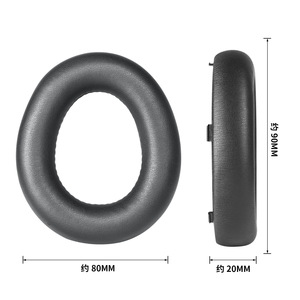 Almohadillas de Repuesto para Auriculares Beyerdynamic Aventho 300, Cojín de Cuero Proteico, Esponja Suave, Fundas para Auriculares Over-Ear - Product Image 1