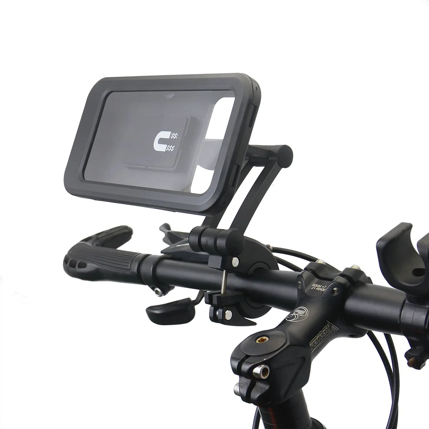 360 derece ayarlanabilir bisiklet motosiklet telefon standı tutucu bisiklet gidon açık su geçirmez cep bisiklet destek montaj dirseği