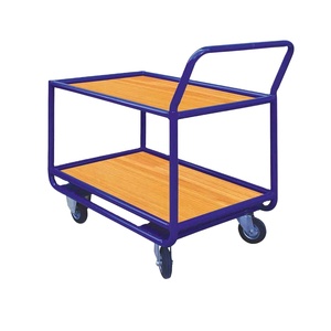 รถเข็นสี่ล้อแบบพกพาพับได้350กก. KY-515เหล็กสองชั้น - Product Image 1