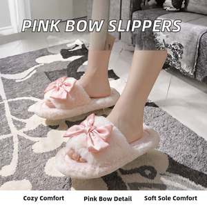 Nouveauté 2026 : Chaussons doux en fourrure pour femmes et hommes, chauds, pour l'automne et l'hiver, usage intérieur, semelle extérieure antidérapante en EVA, anti-odeur, doublure en coton doux - Product Image 4