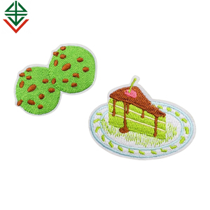 Phổ biến dễ thương thêu các bản vá lỗi bán buôn thực phẩm đính phim hoạt hình sắt trên thêu vá đồ ăn nhẹ - Product Image 5