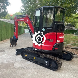 Mini-excavatrice hydraulique sur chenilles Yanmar VIO35 pour la construction et l'aménagement paysager, conception originale, bon état, en vente - Product Image 2