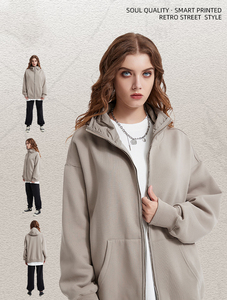 Vente en gros : <span class=keywords><strong>Sweat</strong></span> à capuche Ninja imprimé en 3D de haute qualité, tendance, avec fermeture éclair, poignets côtelés, personnalisable, long, avec logo brodé - Product Image 3