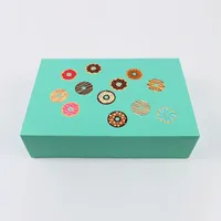 Cajas de Donuts Coloridas para Fiestas Infantiles con Donuts Mochi y Galletas