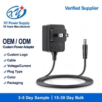 Adaptateur secteur mural US, prise US, 5V 9V 12V 24V, alimentation à découpage de classe 2, fabricant OEM, personnalisé, ETL CE