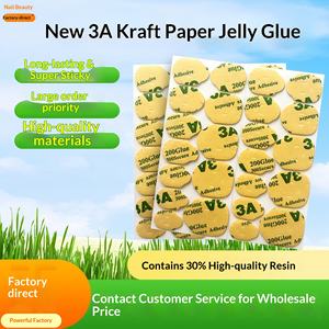 Autocollants adhésifs pour <span class=keywords><strong>ongles</strong></span> pour <span class=keywords><strong>faux</strong></span> <span class=keywords><strong>ongles</strong></span> à presser, <span class=keywords><strong>colle</strong></span> gel, ruban adhésif double face, autocollants imperméables transparents, <span class=keywords><strong>forte</strong></span> adhérence - Product Image 2