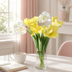 Flores Artificiales de <span class=keywords><strong>Tulipán</strong></span> de Poliuretano de Alta Calidad con Tacto Real para Decoración de Bodas, Fiestas, Centros de Mesa y Hogar - Product Image 2