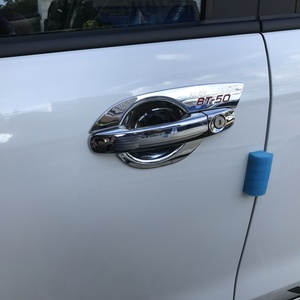 Cubierta Cromada para Manija de Puerta de Coche, Protector de Manija Delantera, Embellecedor de Carrocería - Product Image 2