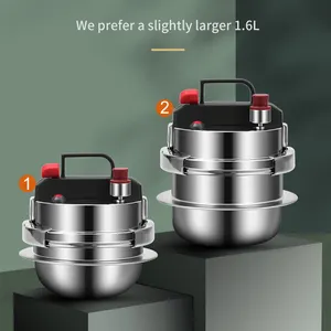 Korean Commercial Mini Stainless Steel Pressure Cooker High-Pressure Fragrant Rice Magnetic Pressure Cooker Rice Pot
