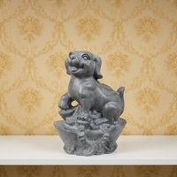 Sculpture en pierre personnalisable de l'animal du zodiaque chinois au design moderne pour l'extérieur : Singe, Chien, Tigre, Lapin pour parc