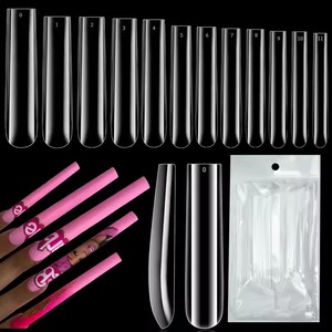 Meilleure vente de pointes d'<span class=keywords><strong>ongles</strong></span> rectangulaires extra longues 60 pièces <span class=keywords><strong>Kit</strong></span> d'extension de <span class=keywords><strong>faux</strong></span> <span class=keywords><strong>ongles</strong></span> à tête carrée et à couverture complète - Product Image 1