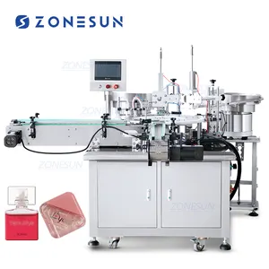 ZONESUN ZS-AFC33 Monoblock Rotary Peristaltic Pump Liquid Lubricating Oil Squeeze Bottle Filling Capping Machine