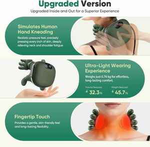 Direktverkauf ab Werk <span class=keywords><strong>Super</strong></span> Günstiger Preis Hochwertige Kabellose Fernbedienung Vibrations-Knetmassage Effektiver Nackenmassagegerät - Product Image 6