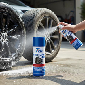 7CF nouveau produit d'entretien des pneus de voiture vente en gros produits automobiles nettoyeur de mousse de pneus - Product Image 3