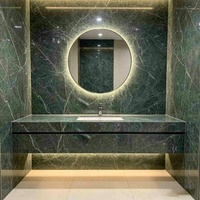 Grande dalle de marbre naturel polie pour plan de travail de cuisine et dessus de meuble-lavabo