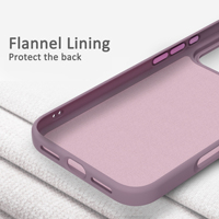 Coques de téléphone magnétiques personnalisées en gros avec motif litchi, doublure en flanelle, protection en TPU pour iPhone série 17