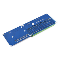 Carte d'extension de module de relais Raspberry PI 4B/3B + 8 voies 5V avec support d'isolation optocoupleur pour PLC